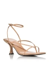 Jeffrey Campbell Women's Strappy Sandals In Dark Natural