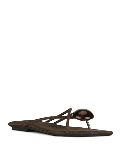 Jeffrey Campbell Women's Strappy Thong Sandals In Brown