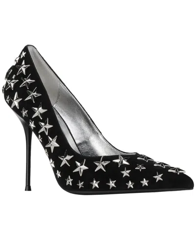 Jeffrey Campbell Women's Strpwr-hi Star-studded Pumps In Black