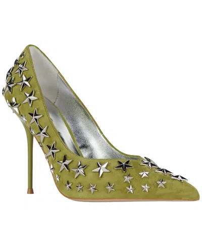 Jeffrey Campbell Women's Strpwr-hi Star-studded Pumps In Green