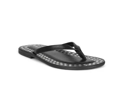 Jeffrey Campbell Women's Studded Slip-on Flat Sandals In Black