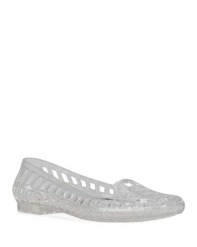 JEFFREY CAMPBELL WOMEN'S SUNNIE CUTOUT JELLY FLATS