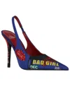 Jeffrey Campbell Surpass Slingback Pointed Toe Pump In Multi