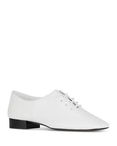 Jeffrey Campbell Women's Swingdance Leather Oxford Flats In White