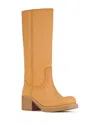 Jeffrey Campbell Woman Boot Beige Size 7 Leather In Yellow