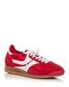 Jeffrey Campbell Track Star Sneakers In Red/white Combo
