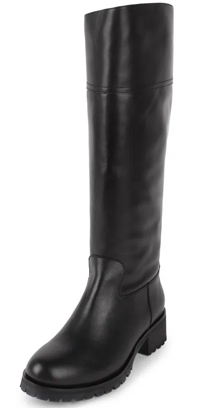 Jeffrey Campbell Women's Treck Knee High Riding Boot In Black