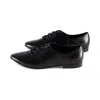 Jeffrey Campbell Women's Trending Lace Up Flat In Black Leather In Black