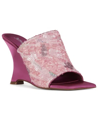 Jeffrey Campbell Women's Wedge Heel Sequin Sandals