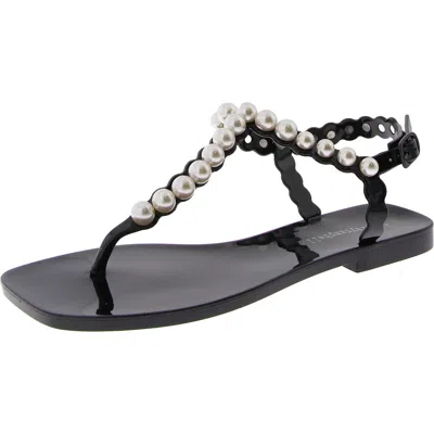 Jeffrey Campbell Womens Slip On Ankle Strap Slingback Sandals In Multi