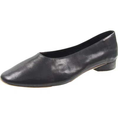 Jeffrey Campbell Womens Solid Leather Kitten Heels In Black