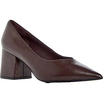 Jeffrey Campbell Womens Solid Leather Pumps In Brown