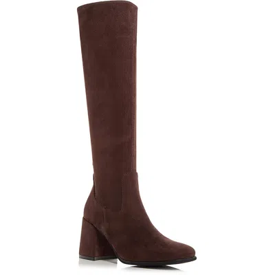Jeffrey Campbell Womens Zipper Suede Mid-calf Boots In Multi