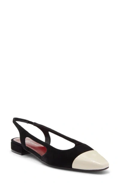 Jeffrey Campbell Worthwhile Slingback Flat In Black