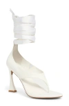Jeffrey Campbell Ysabela Sandal In White Patent