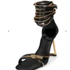 JEFFREY CAMPBELL ZIPPED-UP HEELED SANDAL IN BLACK