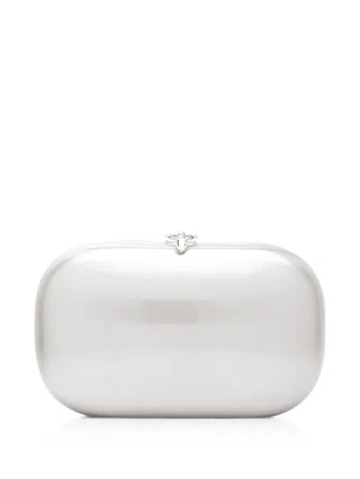 Jeffrey Levinson Elina Plus Clutch Bag In Silver