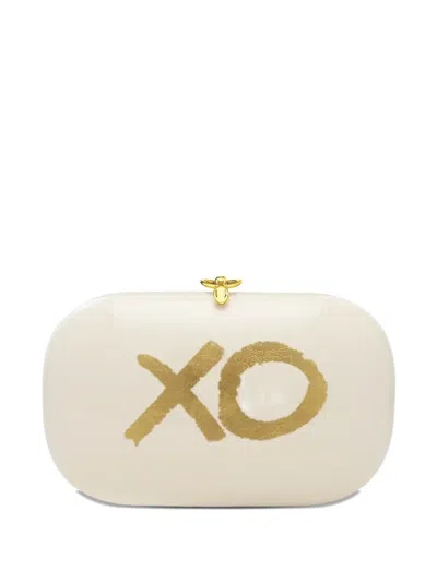 Jeffrey Levinson Elina Plus Xo Clutch Bag In Neutral