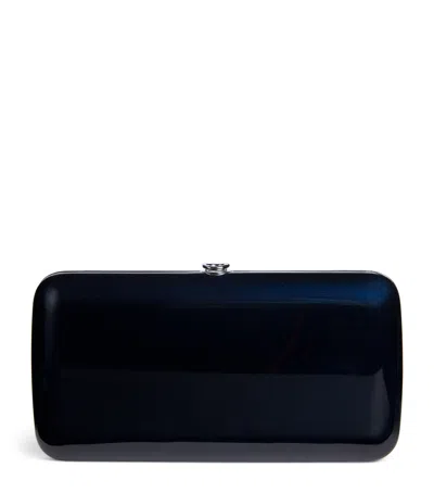 Jeffrey Levinson Glittered Finley Clutch Bag In Blue
