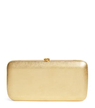 Jeffrey Levinson Gold Leaf-coated Finely Clutch Bag