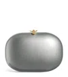 Jeffrey Levinson Oval Elina Clutch Bag In Gray