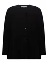 Jei O' Double-breasted Jacket In Black