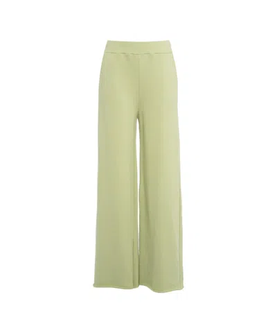 Jeio Wide Leg Joggers In Green