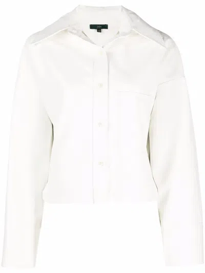 Jejia Classic Collar Shirt Jacket For Women In White