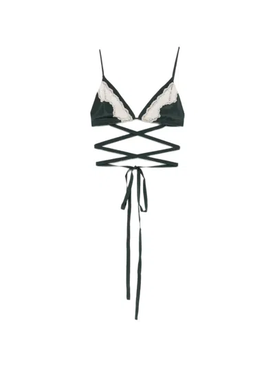 Jejia Anna Lace-trim Bra In Black