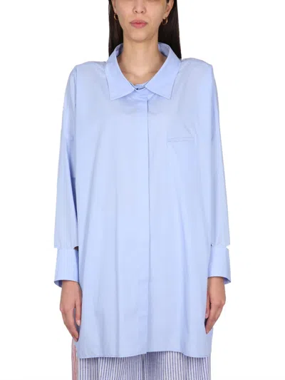 Jejia Antoine Mini Shirt In Blue
