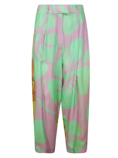 Jejia Baby Tilda Pant 4 In Printed Silk And Cotton