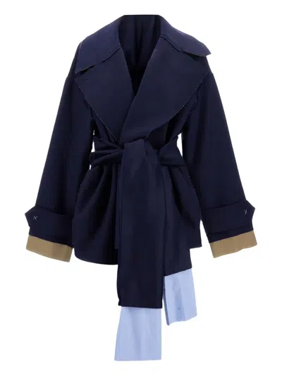 JEJIA BELTED-WRAP COAT