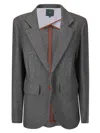 Jejia Harry Blazer In Dark Grey Flannel