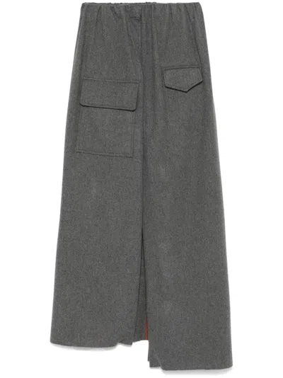 Jejia Harry Maxi Skirt In Grey