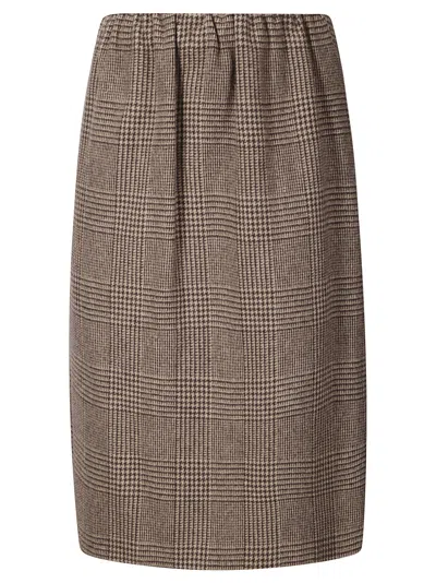 Jejia Harry Short Skirt In Brown