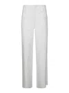 Jejia White Low-rise Cropped Pants In White