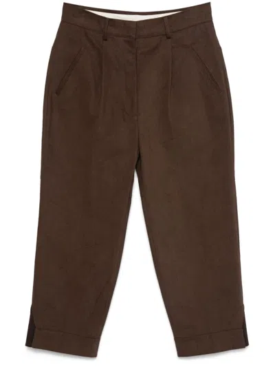 Jejia John Trousers In Brown