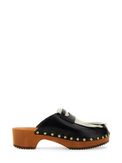 Jejia Leather Clogs