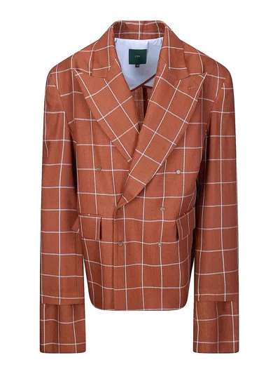 Jejia Olly Oversized Blazer In Brown