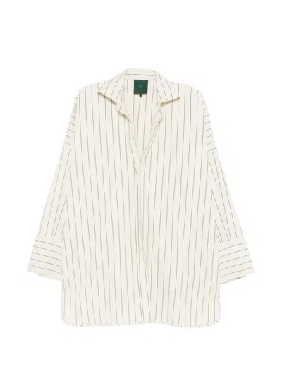 Jejia Orlando Striped Shirt In Neutral