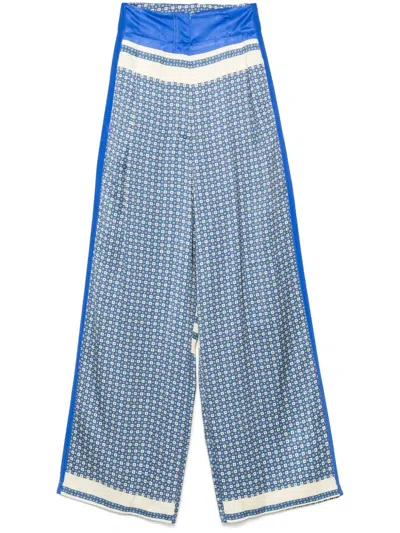 Jejia Patterned Trousers In Blue
