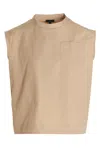 Jejia Sleeveless Blouse With Round Neck