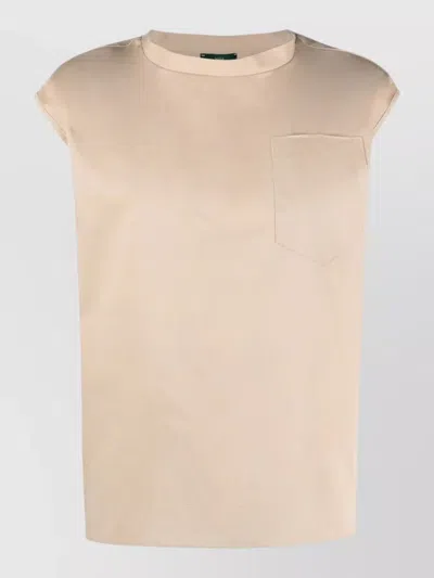 Jejia Pina T Shirt Slim Silhouette Modern Touch In Neutral