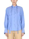Jejia Classic Poplin Button In Blue