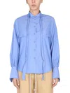 Jejia Classic Poplin Button In Blue