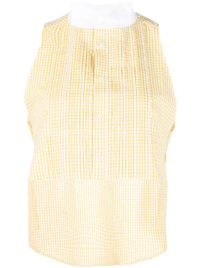 Jejia Rampling Baby Sleeveless Shirt In Yellow