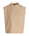 Jejia Sleeveless Blouse With Round Neck In Nude
