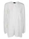 Jejia Tilda Tie-neck Pocket Blouse In White