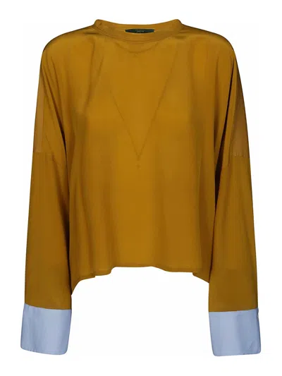 Jejia Uma Silk Blouse In Black