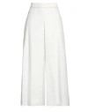 Jejia Woman Denim Skirt Ivory Size 8 Cotton In White